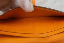 画像をギャラリービューアに読み込む, HERMES／エルメス ベアンスフレ ヴォーエプソン ソレイユ □P刻印 財布 800020175
