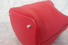 画像をギャラリービューアに読み込む, HERMES／エルメス ピコタンロックＭＭ トリヨンクレマンス ルージュガランス A刻印 ハンドバッグ 700110126
