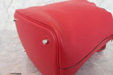 画像をギャラリービューアに読み込む, HERMES/エルメス ピコタンロックMM トリヨンクレマンス ルージュガランス A刻印 ハンドバッグ 700110126
