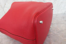 画像をギャラリービューアに読み込む, HERMES／エルメス ピコタンロックＭＭ トリヨンクレマンス ルージュガランス A刻印 ハンドバッグ 700110126
