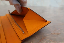 画像をギャラリービューアに読み込む, HERMES/エルメス ベアンスフレ ヴォーエプソン ソレイユ □P刻印 財布 800020175