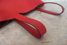 画像をギャラリービューアに読み込む, HERMES/エルメス ピコタンロックMM トリヨンクレマンス ルージュガランス A刻印 ハンドバッグ 700110126