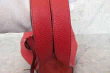 画像をギャラリービューアに読み込む, HERMES／エルメス ピコタンロックＭＭ トリヨンクレマンス ルージュガランス A刻印 ハンドバッグ 700110126
