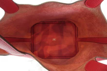 画像をギャラリービューアに読み込む, HERMES／エルメス ピコタンロックＭＭ トリヨンクレマンス ルージュガランス A刻印 ハンドバッグ 700110126
