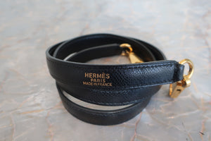 HERMES／エルメス ボリード35 クシュベル ブラック □F刻印 ショルダーバッグ 600110090