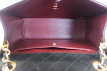 画像をギャラリービューアに読み込む, CHANEL/シャネル 2.55台形チェーンショルダーバッグ ラムスキン ブラック/ゴールド金具 ショルダーバッグ 800030135