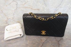 CHANEL/シャネル ミニマトラッセチェーンショルダーバッグ ラムスキン ブラック/ゴールド金具 ショルダーバッグ 60120026