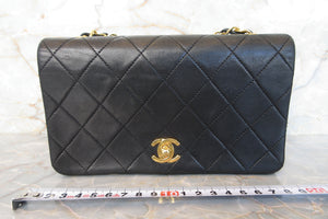 CHANEL/シャネル ミニマトラッセチェーンショルダーバッグ ラムスキン ブラック/ゴールド金具 ショルダーバッグ 60120026