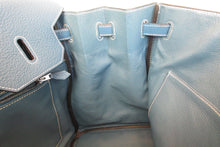 画像をギャラリービューアに読み込む, HERMES/エルメス ピコタンロックタッチMM トリヨンクレマンス/ヴォースイフト ブルーペール/パールグレー □R刻印 700100079