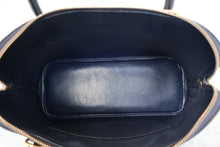 Load image into Gallery viewer, HERMES BOLIDE 35 Fjord leather Blue Indigo □G Engraving Shoulder bag 600110148
