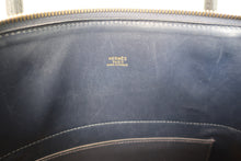 Load image into Gallery viewer, HERMES BOLIDE 35 Fjord leather Blue Indigo □G Engraving Shoulder bag 600110148
