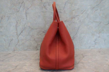 画像をギャラリービューアに読み込む, HERMES／エルメス ガーデンパーティPM ネゴンダルージュデュセス □R刻印 トートバッグ 700100089
