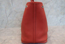 画像をギャラリービューアに読み込む, HERMES/エルメス ガーデンパーティPM ネゴンダルージュデュセス □R刻印 トートバッグ 700100089