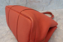 画像をギャラリービューアに読み込む, HERMES/エルメス ガーデンパーティPM ネゴンダルージュデュセス □R刻印 トートバッグ 700100089