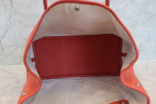 画像をギャラリービューアに読み込む, HERMES/エルメス ガーデンパーティPM ネゴンダルージュデュセス □R刻印 トートバッグ 700100089