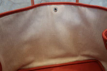 画像をギャラリービューアに読み込む, HERMES/エルメス ガーデンパーティPM ネゴンダルージュデュセス □R刻印 トートバッグ 700100089