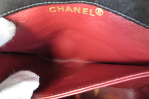 CHANEL/シャネル マトラッセチェーンショルダーバッグ ラムスキン ブラック/ゴールド金具 ショルダーバッグ 600120128