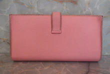 画像をギャラリービューアに読み込む, HERMES／エルメス ベアンスフレ ヴォーエプソン ローズコンフェッティ T刻印 財布 700120187
