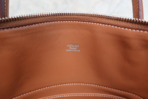 HERMES／エルメス ボリード31 トリヨンクレマンス ゴールド □P刻印 ショルダーバッグ 600100069