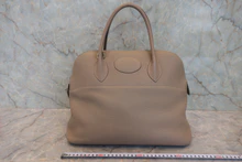 画像をギャラリービューアに読み込む, HERMES/エルメス ボリード35 トリヨンクレマンス トゥルティエールグレー T刻印 ショルダーバッグ 800020214