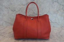 画像をギャラリービューアに読み込む, HERMES／エルメス ガーデンパーティＴＰＭ ネゴンダ ブリック □Q刻印 トートバッグ 800020103
