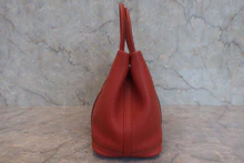 画像をギャラリービューアに読み込む, HERMES/エルメス ガーデンパーティTPM ネゴンダ ブリック □Q刻印 トートバッグ 800020103