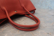 画像をギャラリービューアに読み込む, HERMES/エルメス ガーデンパーティTPM ネゴンダ ブリック □Q刻印 トートバッグ 800020103