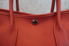 画像をギャラリービューアに読み込む, HERMES／エルメス ガーデンパーティＴＰＭ ネゴンダ ブリック □Q刻印 トートバッグ 800020103
