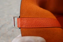 画像をギャラリービューアに読み込む, HERMES/エルメス ピコタンロックMM トリヨンクレマンス フー □R刻印 ハンドバッグ 700120238