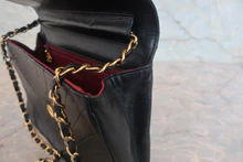 画像をギャラリービューアに読み込む, CHANEL/シャネル Vステッチチェーンショルダーバッグ ラムスキン ブラック/ゴールド金具 ショルダーバッグ 800030139