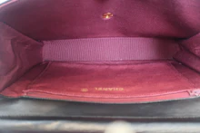 画像をギャラリービューアに読み込む, CHANEL/シャネル Vステッチチェーンショルダーバッグ ラムスキン ブラック/ゴールド金具 ショルダーバッグ 800030139