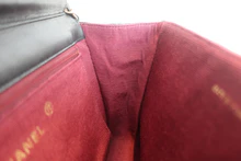 画像をギャラリービューアに読み込む, CHANEL/シャネル Vステッチチェーンショルダーバッグ ラムスキン ブラック/ゴールド金具 ショルダーバッグ 800030139