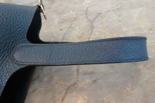 画像をギャラリービューアに読み込む, HERMES/エルメス ピコタンロックMM トリヨンクレマンス ブルードガリス □R刻印 ハンドバッグ 700100168