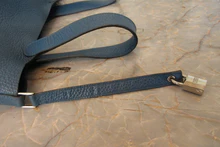 画像をギャラリービューアに読み込む, HERMES/エルメス ピコタンロックMM トリヨンクレマンス ブルードガリス □R刻印 ハンドバッグ 700100168