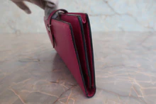 画像をギャラリービューアに読み込む, HERMES/エルメス ベアンスフレ ヴォーエプソン ローズパープル C刻印 財布 800020174