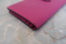 画像をギャラリービューアに読み込む, HERMES／エルメス ベアンスフレ ヴォーエプソン ローズパープル C刻印 財布 800020174
