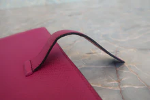 画像をギャラリービューアに読み込む, HERMES/エルメス ベアンスフレ ヴォーエプソン ローズパープル C刻印 財布 800020174