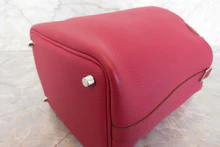 画像をギャラリービューアに読み込む, HERMES/エルメス ピコタンロックPM トリヨンクレマンス ルビー □R刻印 ハンドバッグ 700100205
