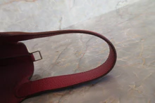 画像をギャラリービューアに読み込む, HERMES／エルメス ピコタンロックＰＭ トリヨンクレマンス ルビー □R刻印 ハンドバッグ 700100205
