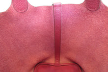 画像をギャラリービューアに読み込む, HERMES/エルメス ピコタンロックPM トリヨンクレマンス ルビー □R刻印 ハンドバッグ 700100205