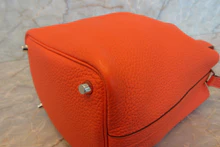 画像をギャラリービューアに読み込む, HERMES／エルメス ピコタンロックＰＭ トリヨンクレマンス オレンジポピー A刻印 ハンドバッグ 700100200
