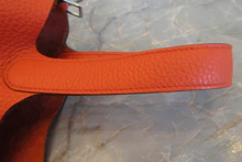 画像をギャラリービューアに読み込む, HERMES/エルメス ピコタンロックPM トリヨンクレマンス オレンジポピー A刻印 ハンドバッグ 700100200