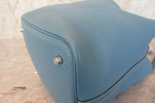 画像をギャラリービューアに読み込む, HERMES／エルメス ピコタンロックＭＭ トリヨンクレマンス ブルージーン □M刻印 ハンドバッグ 700100150
