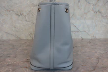 画像をギャラリービューアに読み込む, HERMES/エルメス ガーデンパーティPM ヴォーエプソン ブルーペール A刻印 トートバッグ 800020162