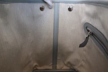 画像をギャラリービューアに読み込む, HERMES／エルメス ガーデンパーティPM ヴォーエプソン ブルーペール A刻印 トートバッグ 800020162
