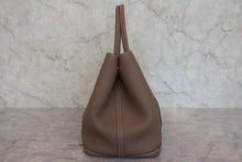 画像をギャラリービューアに読み込む, HERMES/エルメス ガーデンパーティPM ネゴンダ エトゥープ D刻印 トートバッグ 800030166