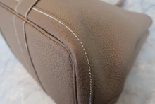 画像をギャラリービューアに読み込む, HERMES/エルメス ガーデンパーティPM ネゴンダ エトゥープ D刻印 トートバッグ 800030166