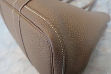 画像をギャラリービューアに読み込む, HERMES/エルメス ガーデンパーティPM ネゴンダ エトゥープ D刻印 トートバッグ 800030166