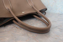 画像をギャラリービューアに読み込む, HERMES/エルメス ガーデンパーティPM ネゴンダ エトゥープ D刻印 トートバッグ 800030166