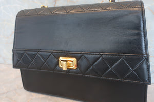 CHANEL/香奈儿 2.55 梯形 链条包羊皮 Black/Gold hadware(黑色/金色金属) 肩背包 600100079